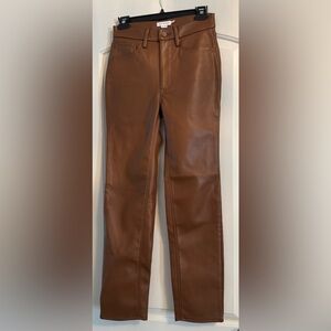 Good American Leather Pants